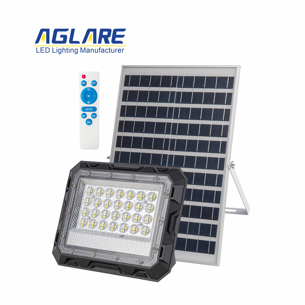 IP67 Outdoor 60W Solar LED Flood Lights with Remote Control