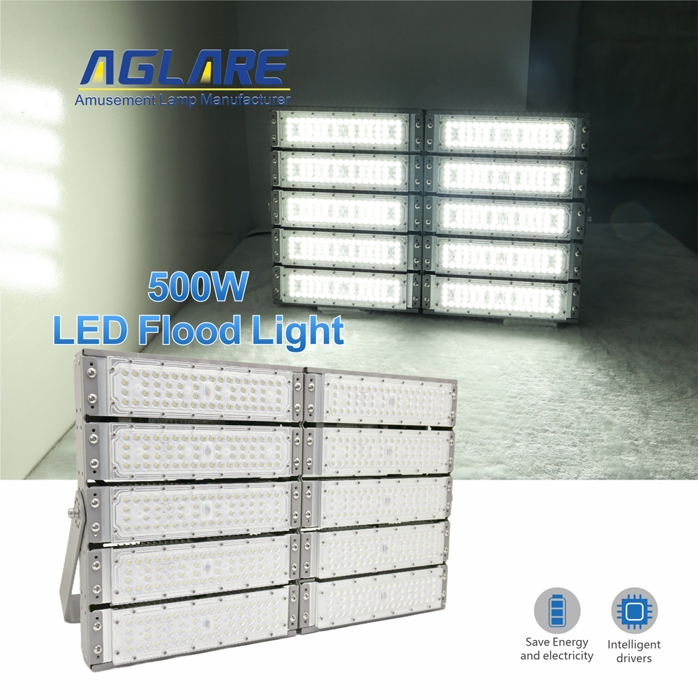 500W LED Floodlight Grey