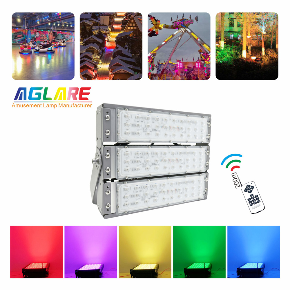 colored flood lights