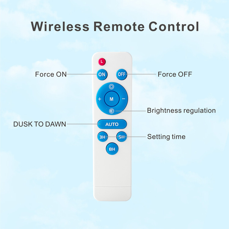 solar light remote control