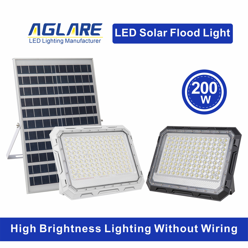 led solar flood light 200w