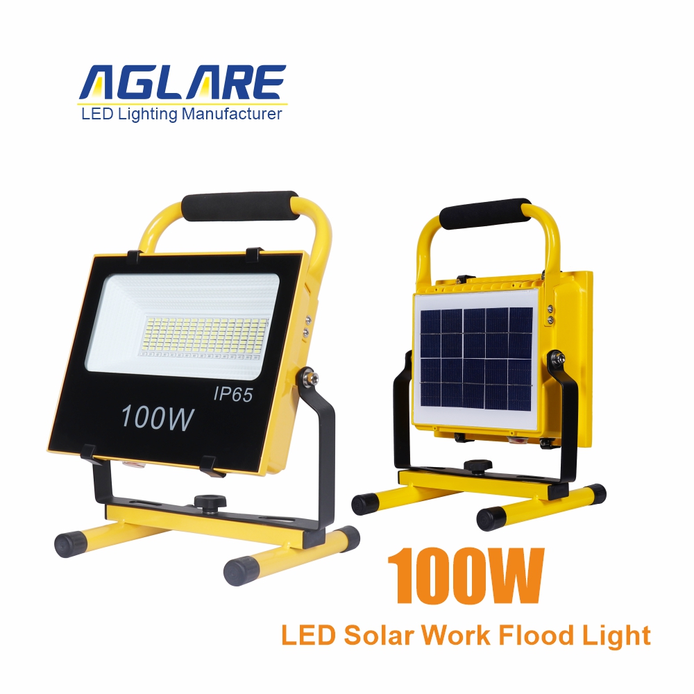 rechargeable flood light 100w