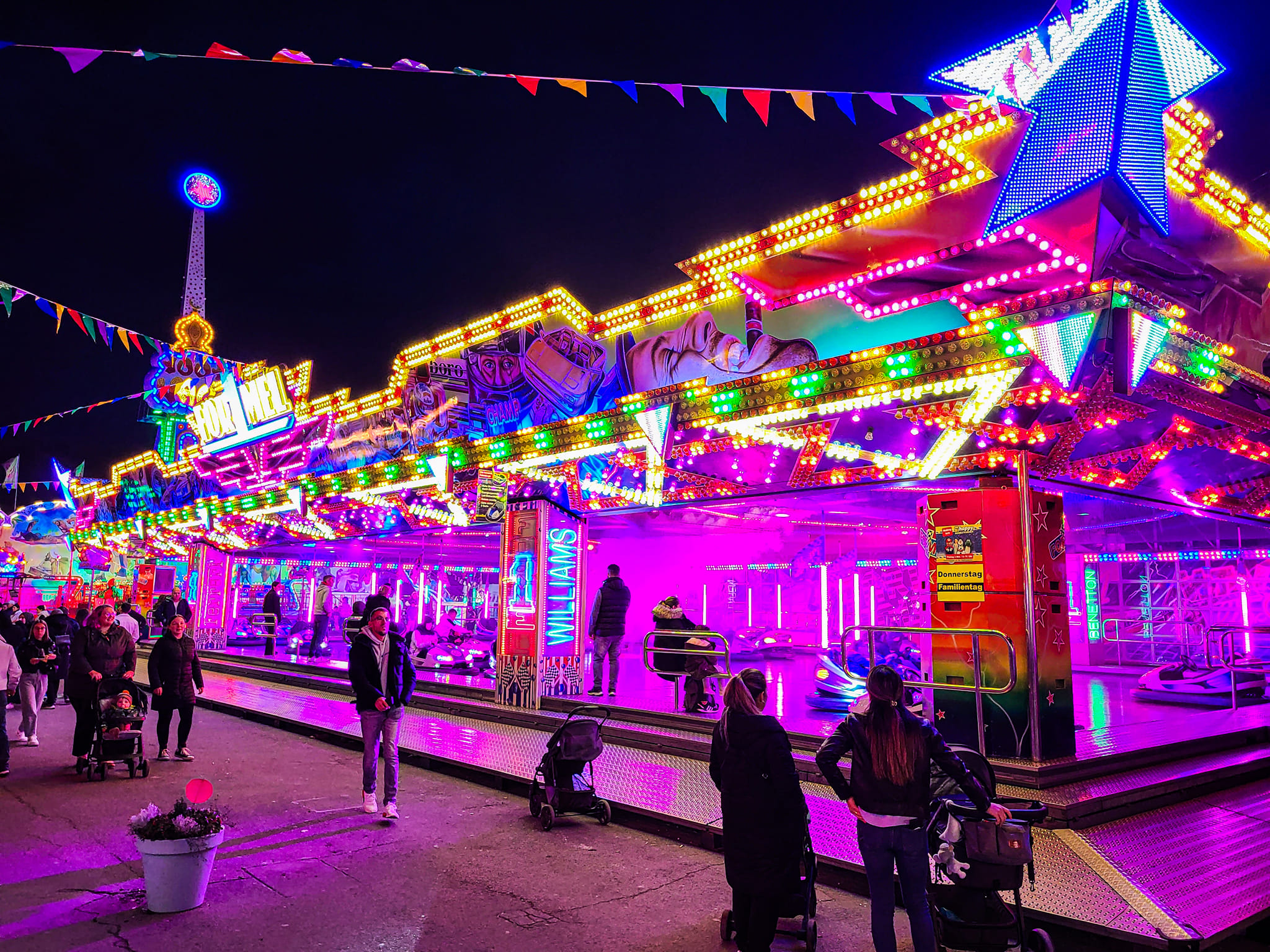 bumper cars light