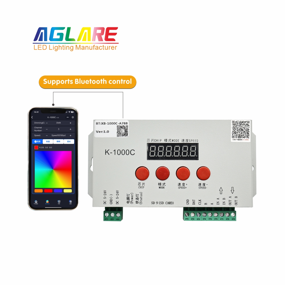 Bluetooth Function K-1000C Programmable Controller with SD Card