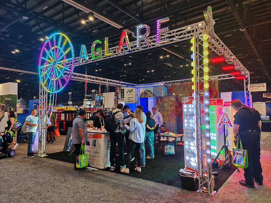 AGLARE Lighting at 2024 IAAPA Expo in Orlando, USA