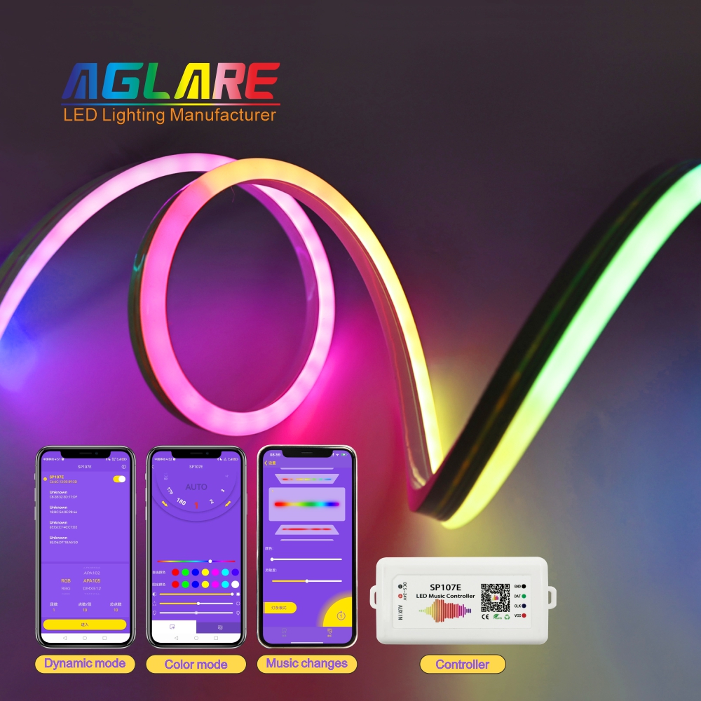 rgb led neon rope light